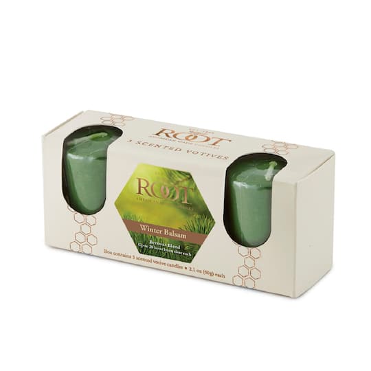 Root Candles Scented 20 Hour Beeswax Blend Votive Candles Gift Box in Winter Balsam | Michaels®
